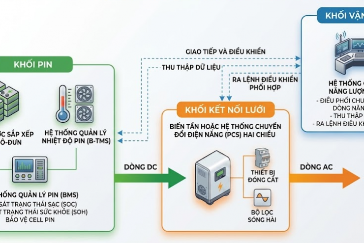VAI TRÒ CỦA BESS VÀ GRID-FORMING TRONG HỆ THỐNG ĐIỆN TƯƠNG LAI