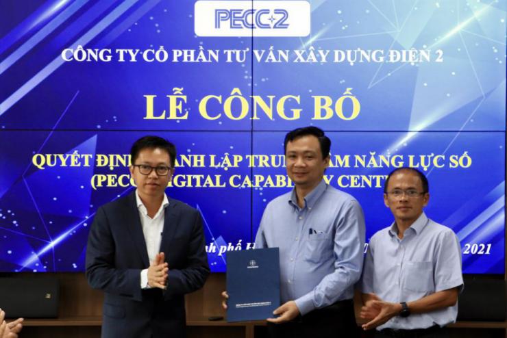 PECC2 công bố Quyết định thành lập và bổ nhiệm nhân sự Trung tâm năng lực số