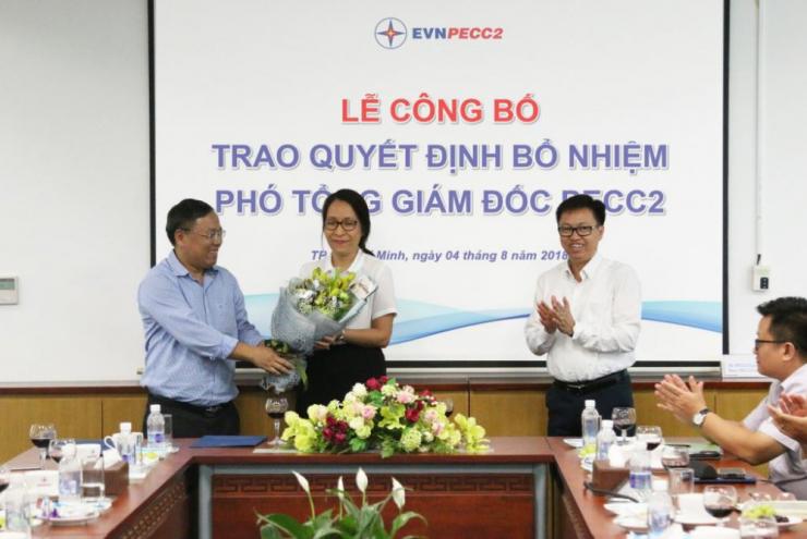 PECC2 bổ nhiệm Phó Tổng Giám đốc và hai cán bộ trẻ vào vị trí lãnh đạo