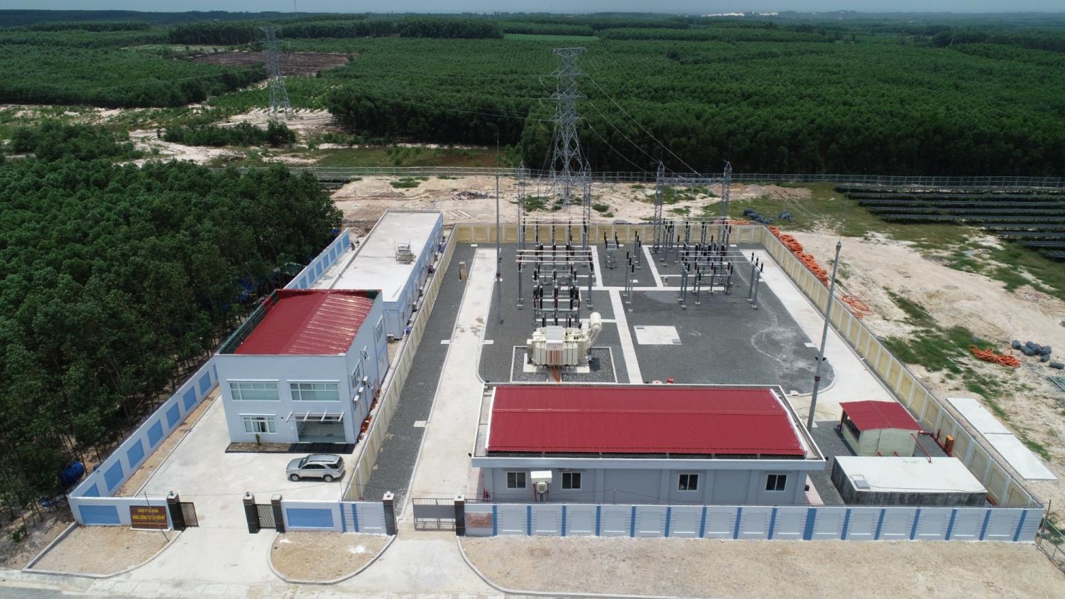 Trạm Biến áp 110kV Nhà máy Điện Mặt trời sơn Mỹ 3.1