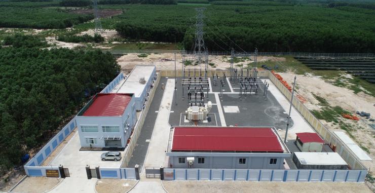 Trạm Biến áp 110kV Nhà máy Điện Mặt trời sơn Mỹ 3.1